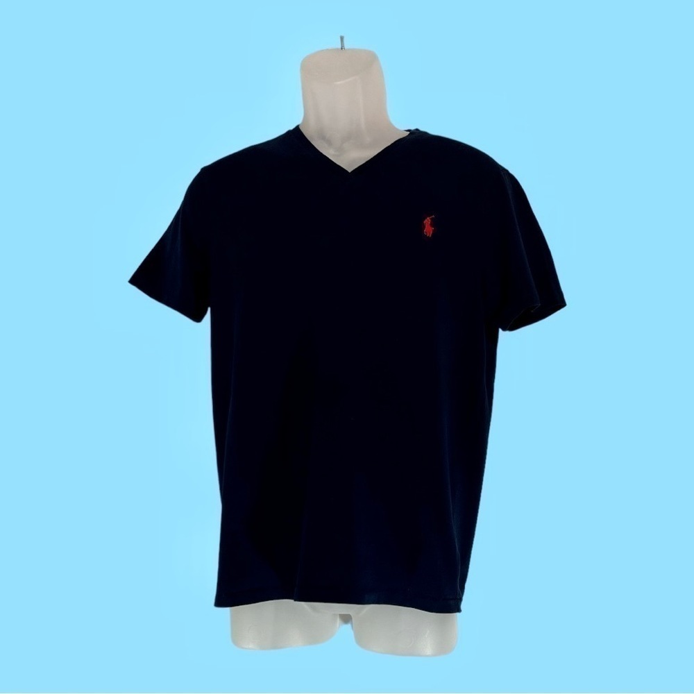 Ralph Lauren Men’s Polo Dark Blue T-Shirt Slim Fit Medium